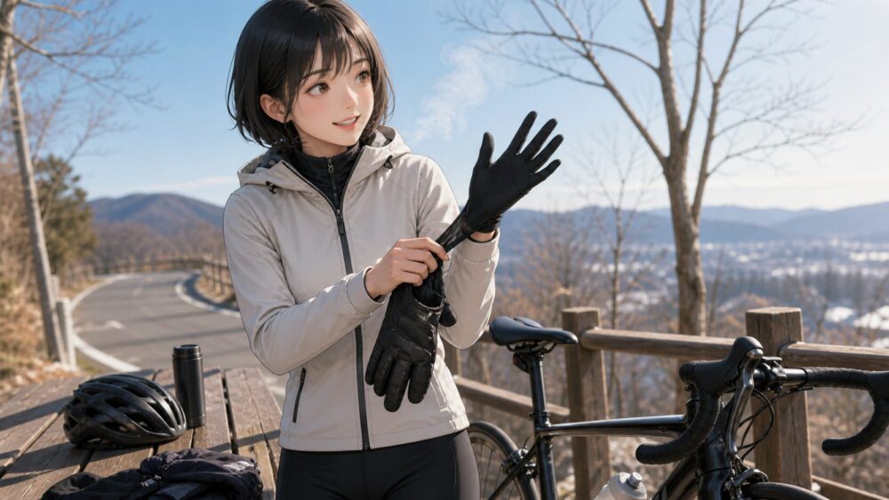 インナーグローブで寒暖差を調整する方法