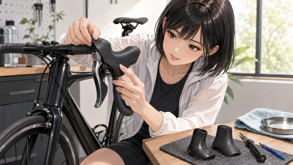 ロードバイクのブラケットカバー交換手順と注意点を解説