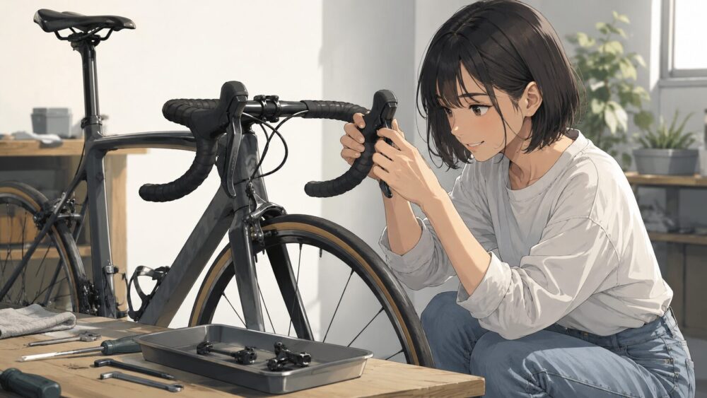 ロードバイクのブレーキレバー交換手順と注意点