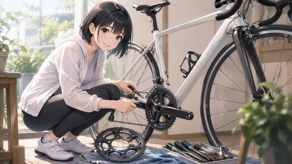 ロードバイクのチェーンリング選びと交換の初心者ガイド