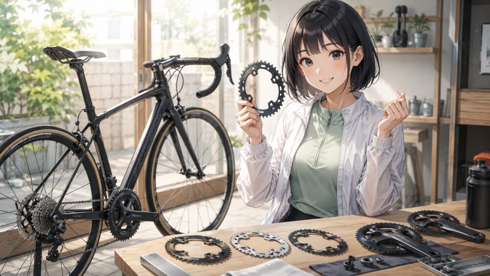 ロードバイクのチェーンリング選びまとめ