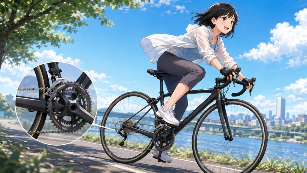 歯数で変わるギア比と巡航のしやすさ