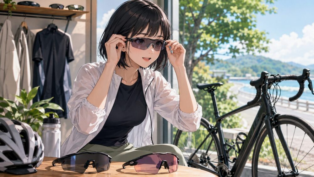 ロードバイク用度付きサングラスの選び方と失敗しない注意点