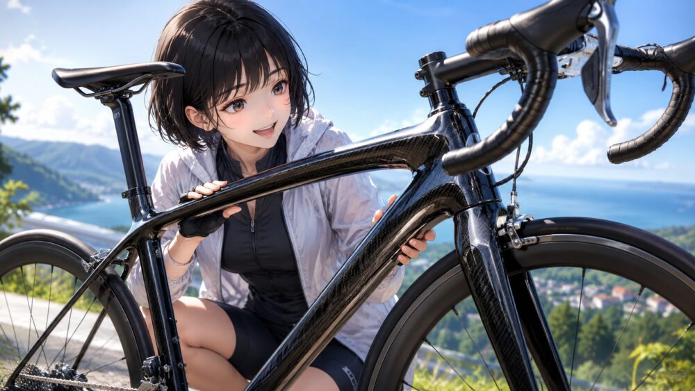 高級カーボンフレームの特徴