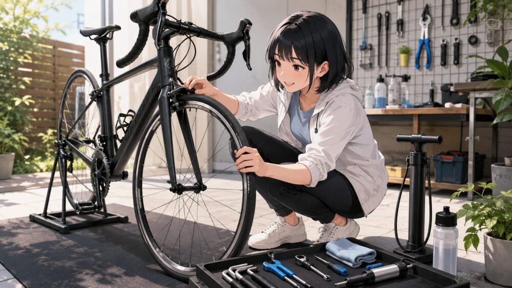 ブレーキ調整に必要な工具と作業前の注意点