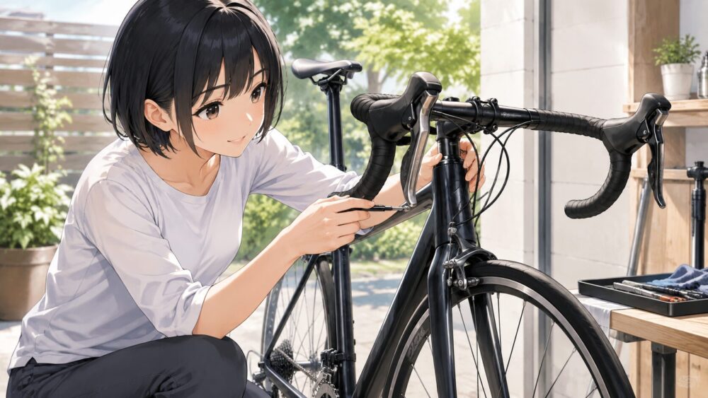 ブレーキワイヤーの張り直しと遊びの調整方法