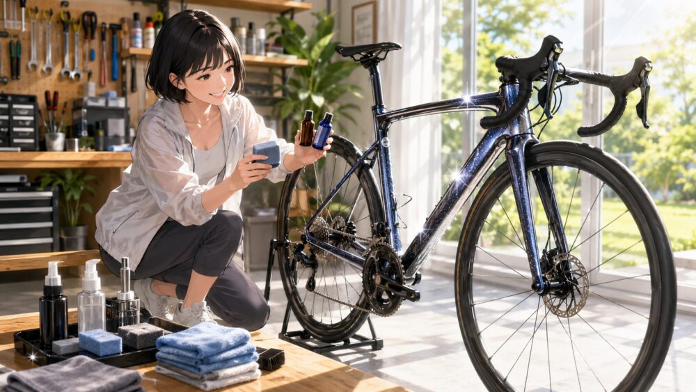 ロードバイクのコーティング施工と選び方