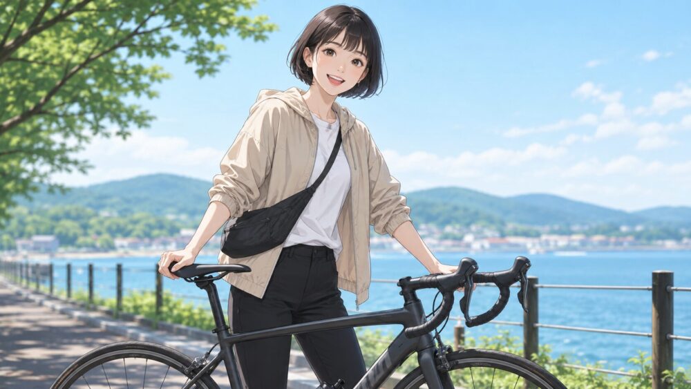 ロードバイクの服装をカジュアルに整える基本