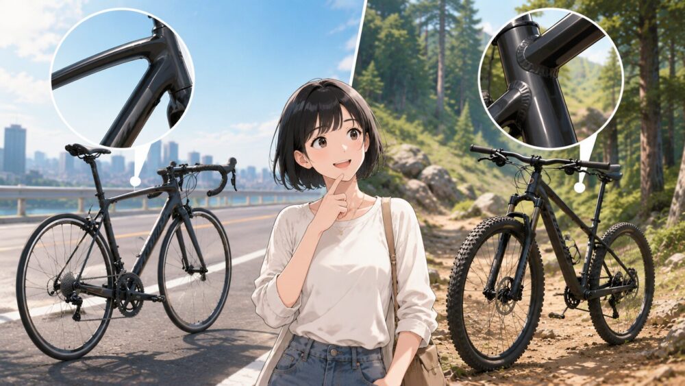 フレーム重量と頑丈さの比較