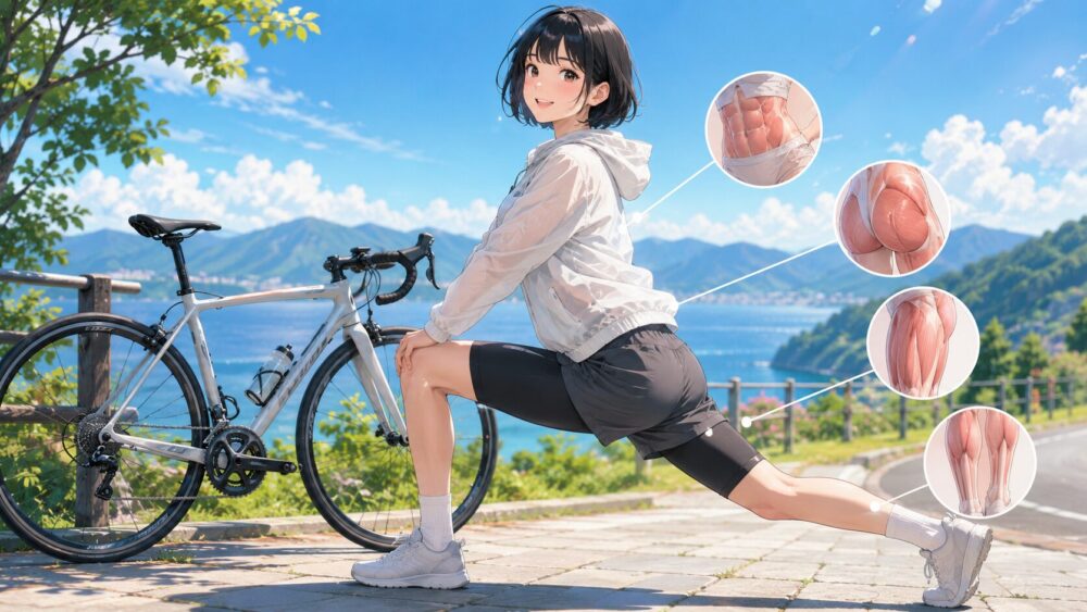 ロードバイクで使う筋肉はどこ？鍛え方と落とさないコツ