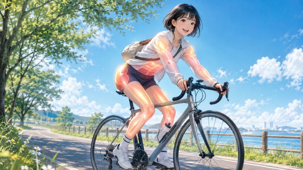 ロードバイクで使う筋肉と鍛えられる部位を解説