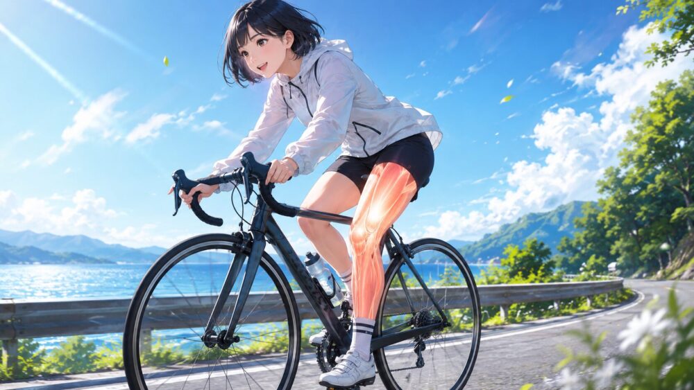 大腿四頭筋はペダリングでどう使われるのか