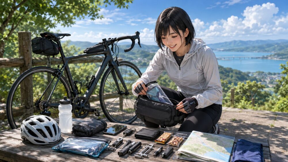 ツーリングで役立つ必需品の整理方法