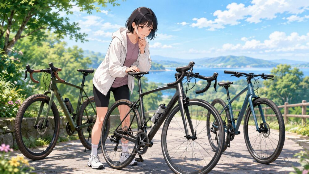 グラベルロードやクロスバイクとの違いを比較
