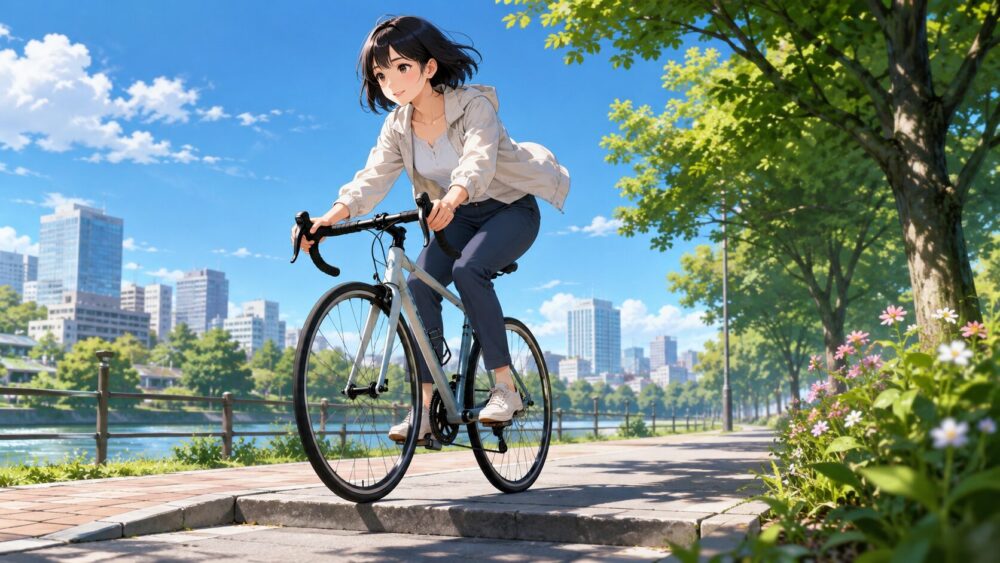 ロードバイクの段差を安全に走るポイントまとめ